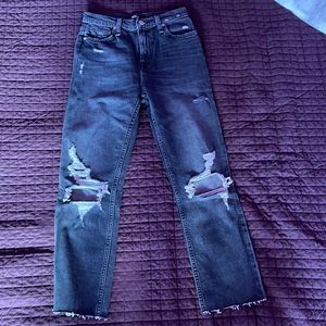 Grey jeans, straight cut